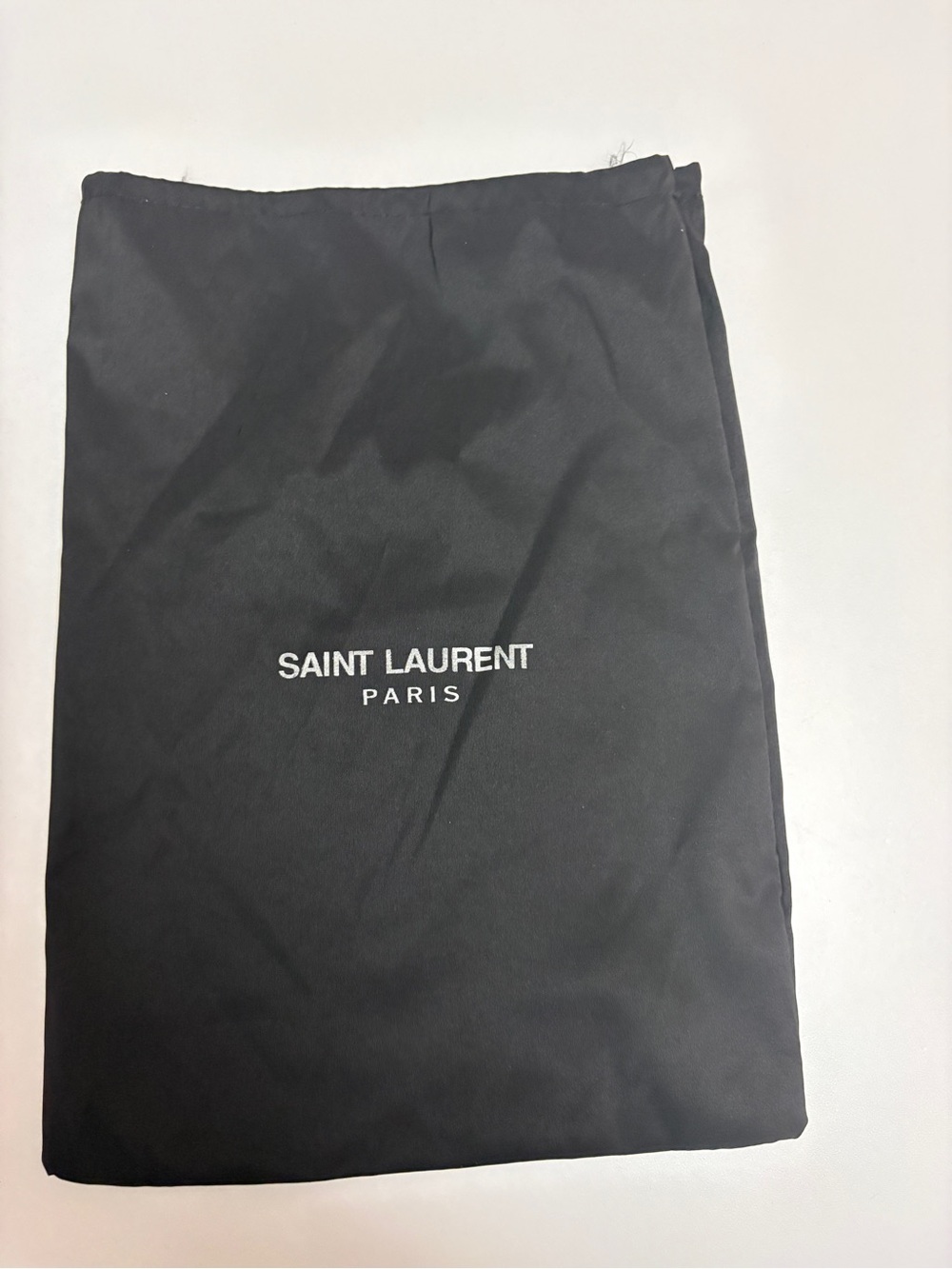 Saint Laurent Black Dust Bag with Logo